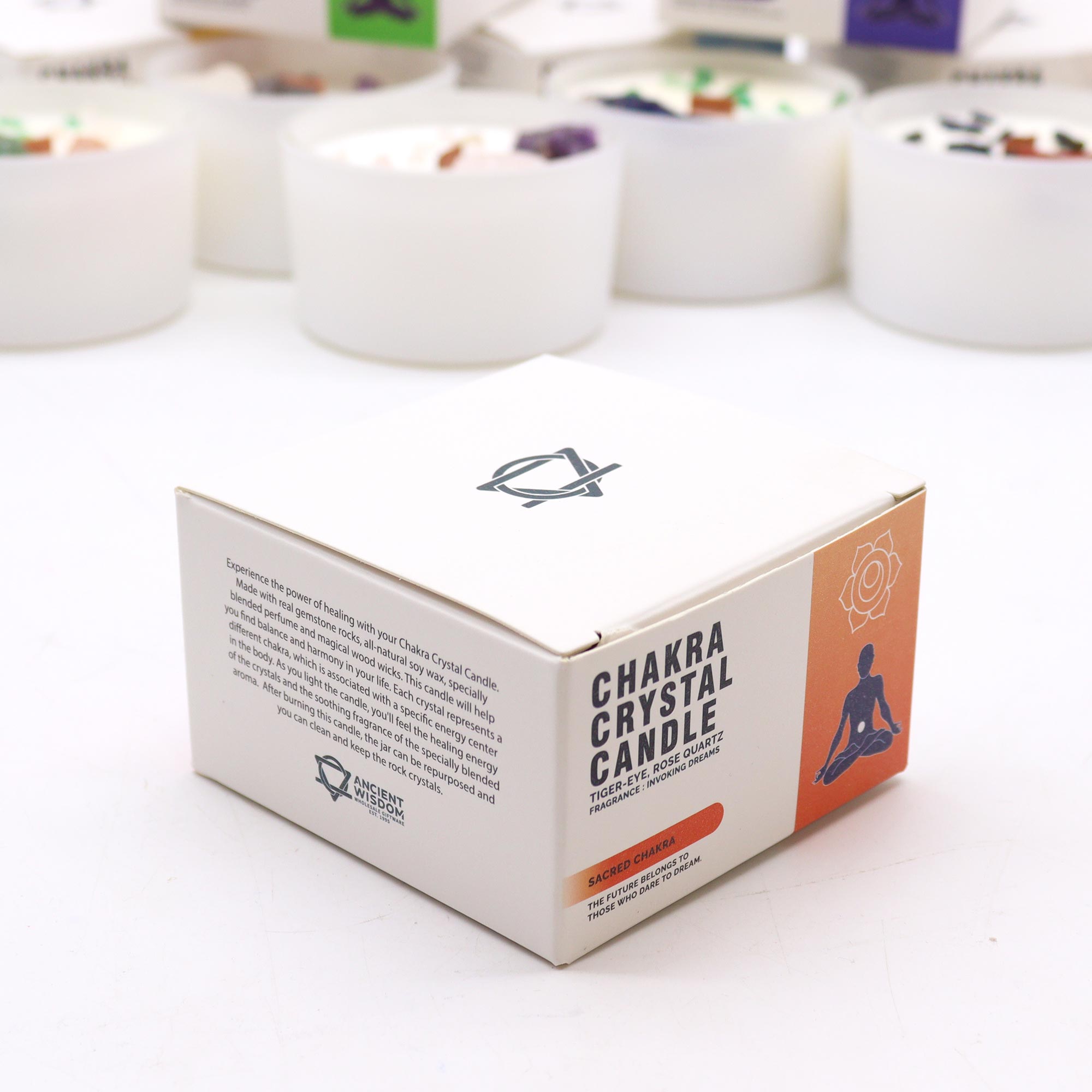 Chakra Crystal Candles - Sacral Chakra