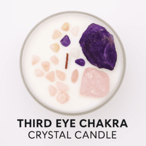 Chakra Crytsal Candle - Third Eye