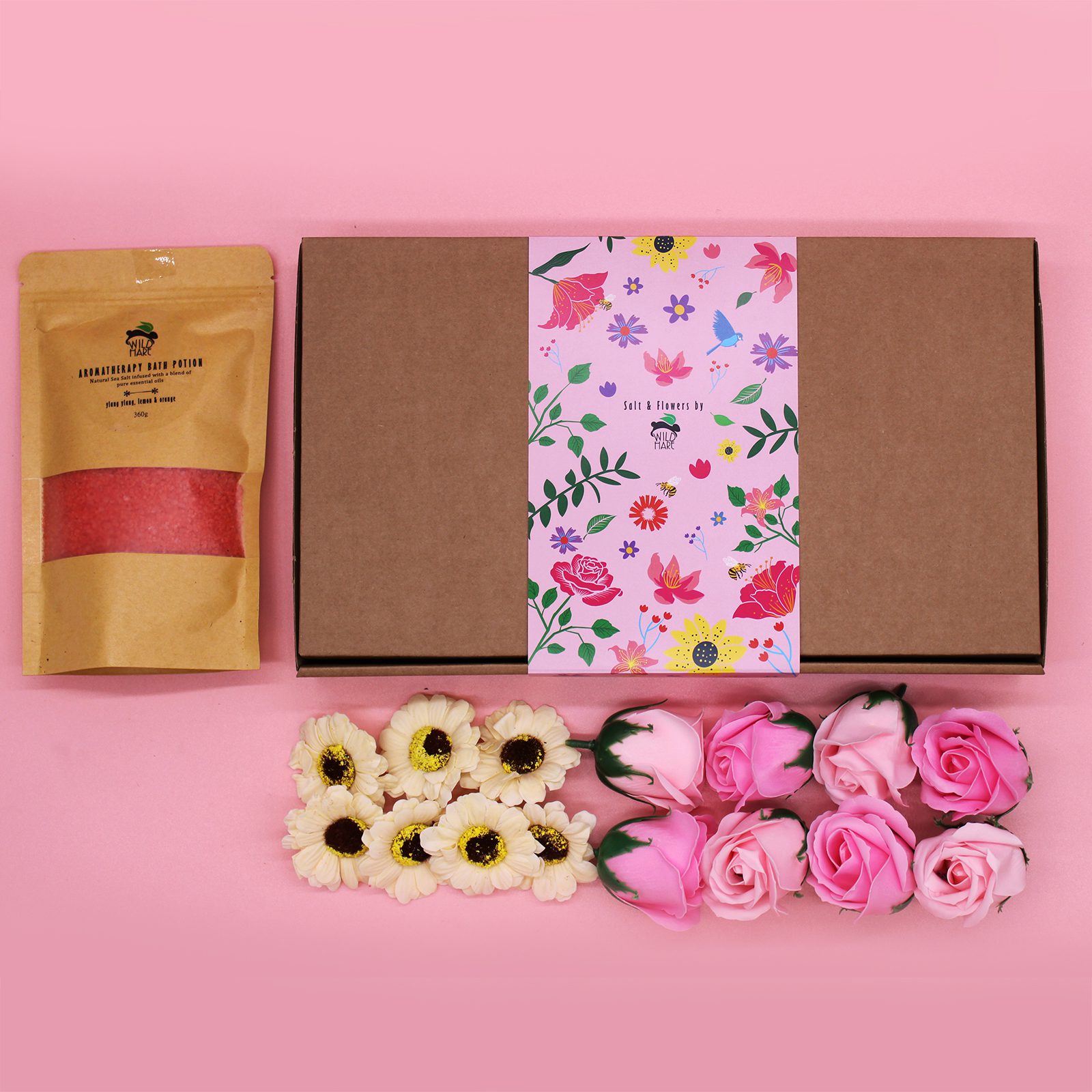 Wild Hare Salt & Flower Set - Passion